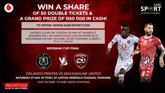 WIN: R50 000 cash and double tickets to the 2023 Nedbank Cup final