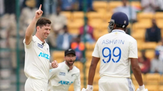 Black Caps bowl out hosts India for record low 46 on opening day