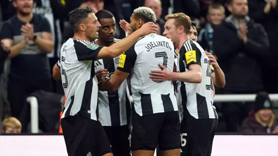 Newcastle hit quick-fire double to knock Chelsea out of Carabao Cup