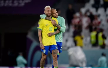Neymar after the FIFA World Cup Qatar 2022 quarter final match between Croatia and Brazil at Education City Stadium
