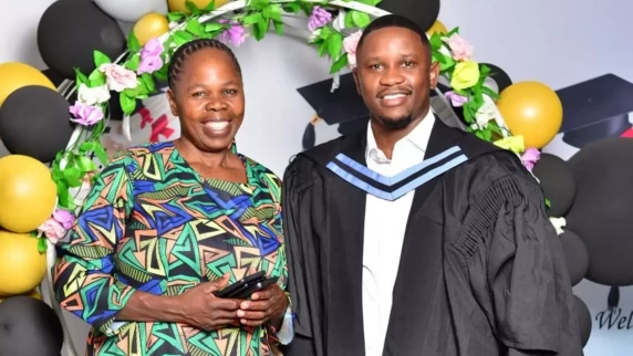 Former Golden Arrows striker Lucky Njabulo Sithole celebrates fourth graduation milestone