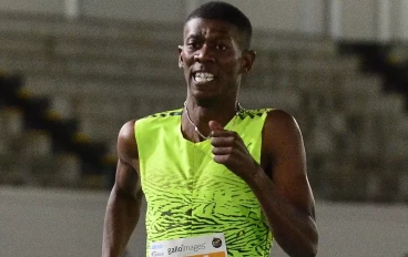 Three-time South African 1 500m champion Nkosinathi Sibiya