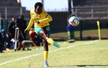 Banyana Banyana forward Nobahle Mdelwa