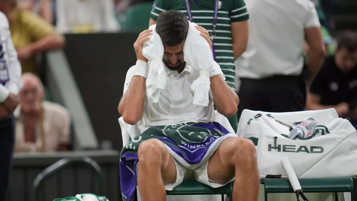 Wimbledon: Novak Djokovic blames stomach issues for sluggish first-round performance