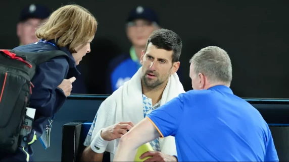 Novak Djokovic limps into round three in Melbourne as injury worries remain