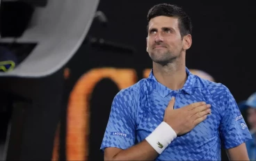 Novak Djokovic at the Australian Open - Jan 2023