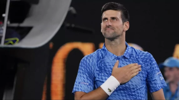 Novak Djokovic touched by reception on Australian Open return