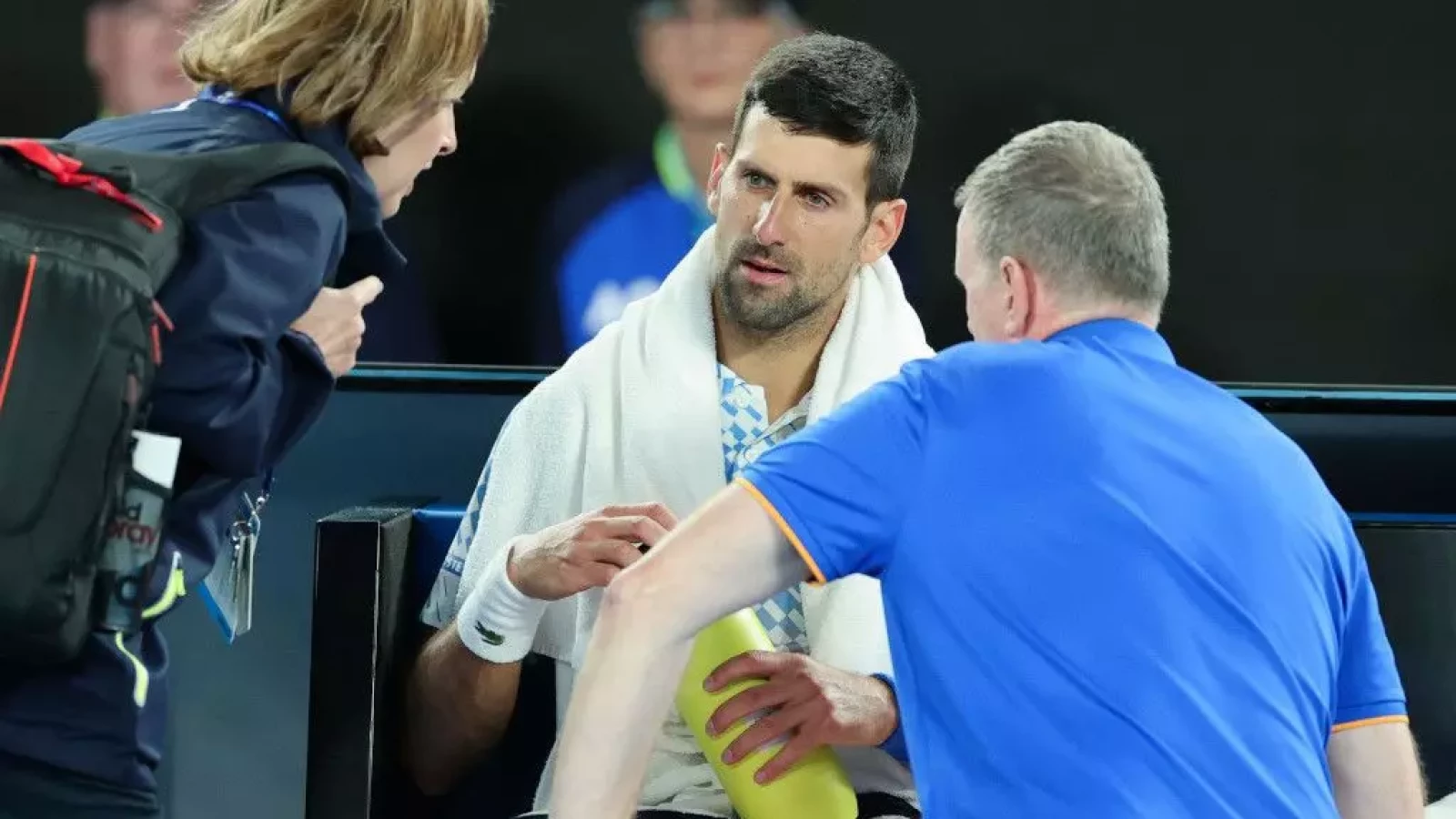 Novak Djokovic bristles at suggestion he is 'faking' injury at