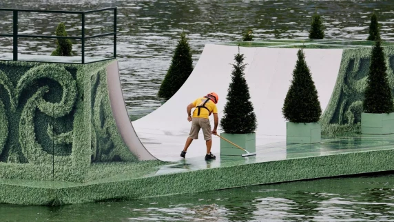 Olympic skateboarding postponed due to heavy rain