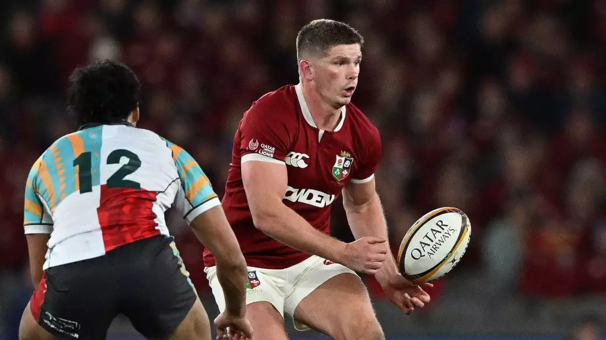 Owen Farrell on the bench for British and Irish Lions in second Test