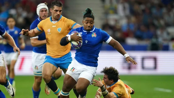 Rugby World Cup: Italy fight back to beat Uruguay in Pool A