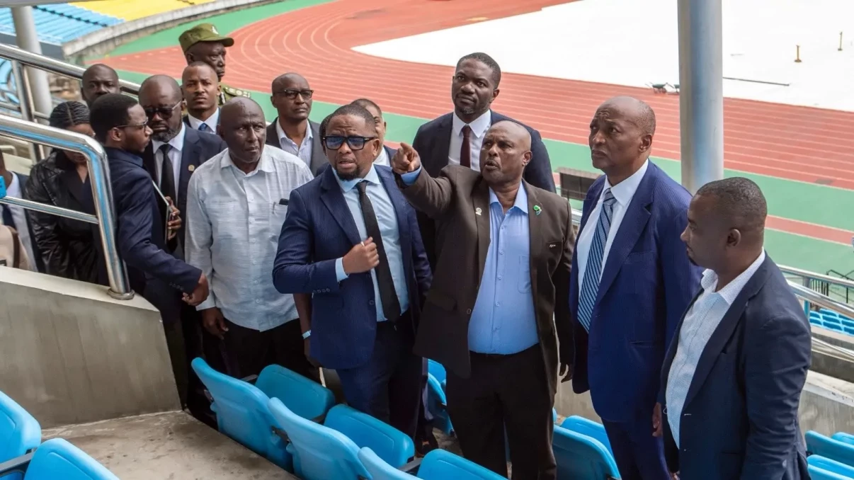 CAF President Dr Patrice Motsepe pays courtesy visit to Tanzania Head of State CAF President Dr Patrice Motsepe pays courtesy visit to Tanzania Head of State
