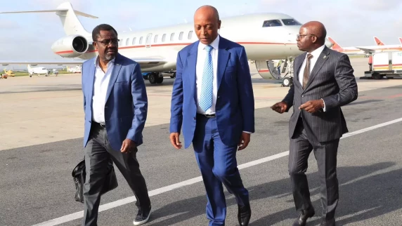 CAF President Dr Motsepe on a two-day visit to Angola on Friday and Saturday