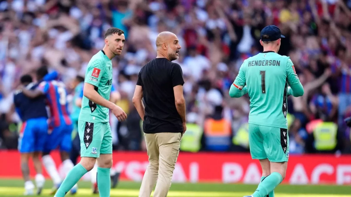 Pep Guardiola frustrated by controversial VAR decision after FA Cup final defeat