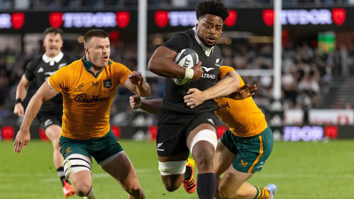 All Blacks run riot in second half to thrash Wallabies in Bledisloe Cup opener All Blacks run riot in second half to thrash Wallabies in Bledisloe Cup opener