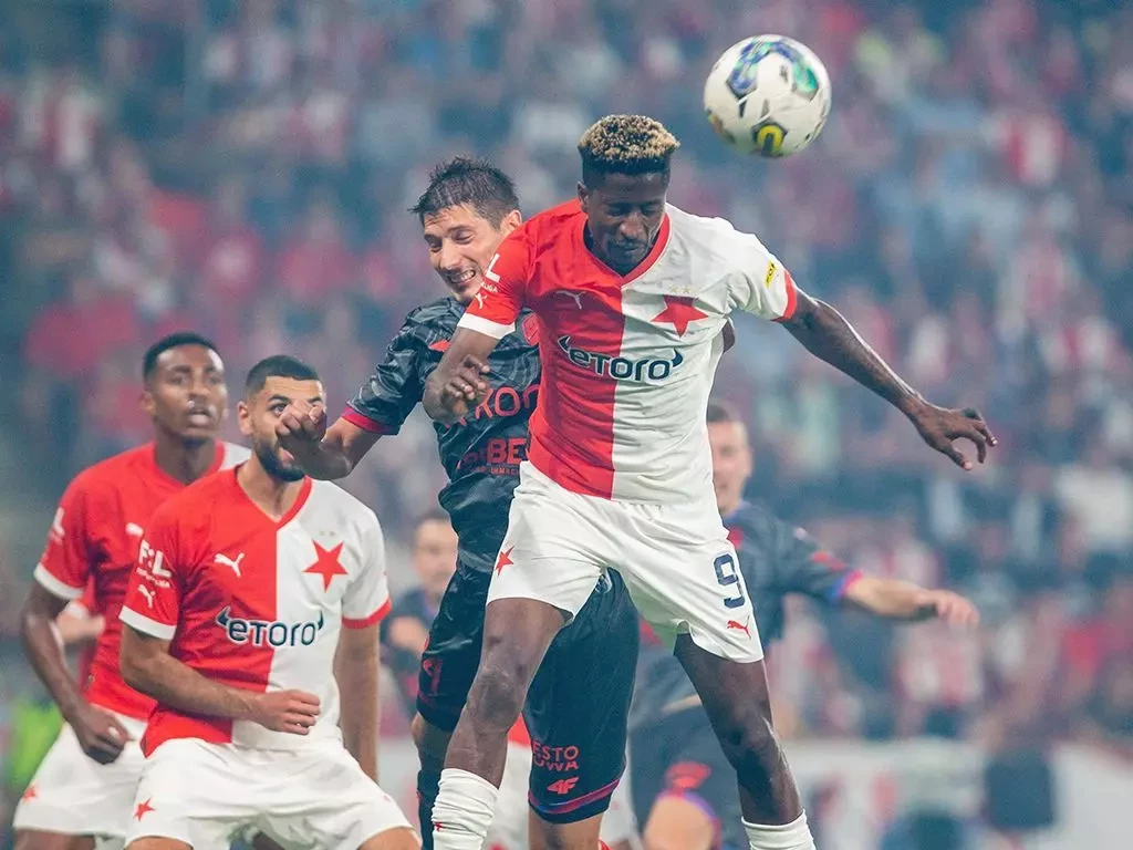 Slavia Prague lament the loss of Nigeria winger Peter Olayinka