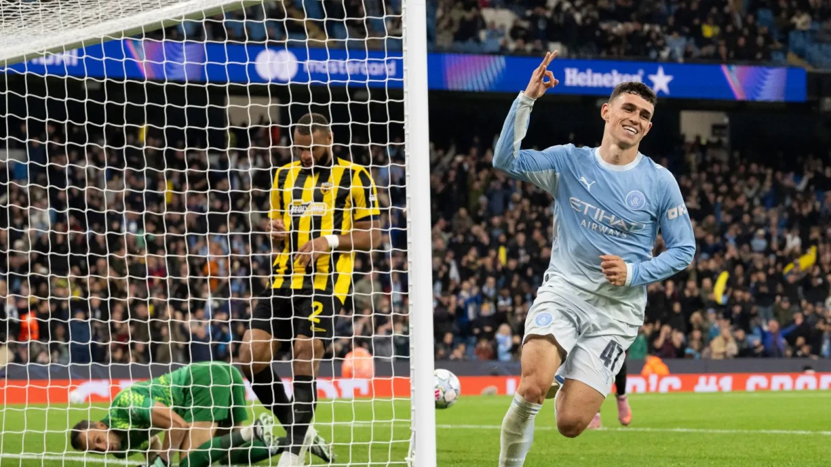 Phil Foden nets hat-trick as Manchester City ease past AEK Athens in Champions League Phil Foden nets hat-trick as Manchester City ease past AEK Athens in Champions League