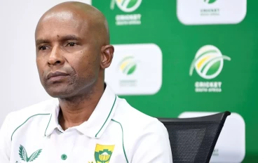 Pholetsi Moseki (CEO of Cricket South Africa) during the national men's team red and white ball head coaches appointments announcement press conference at CSA Head Office on January 16, 2023