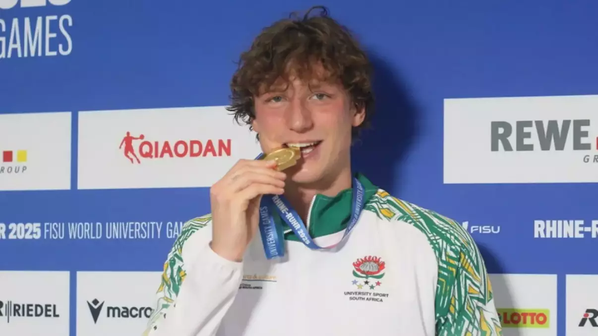 Pieter Coetze elated with three-medal haul at FISU Games