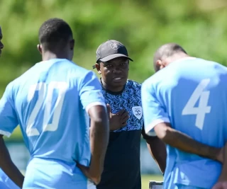 Pitso Dladla, interim coach of Durban City FC during the Durban City media open day at UKZN Howard Campus on April 01, 2026 in Durban, South Africa.