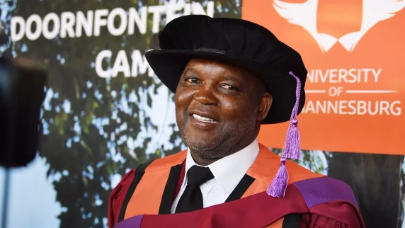 Jomo Sono proud as UJ honours 'son' Pitso Mosimane