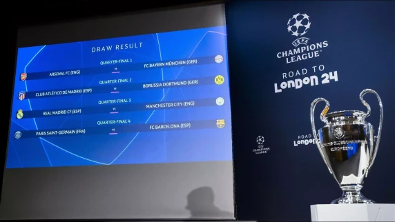 Champions League draw: Man City face Real Madrid in quarter-finals