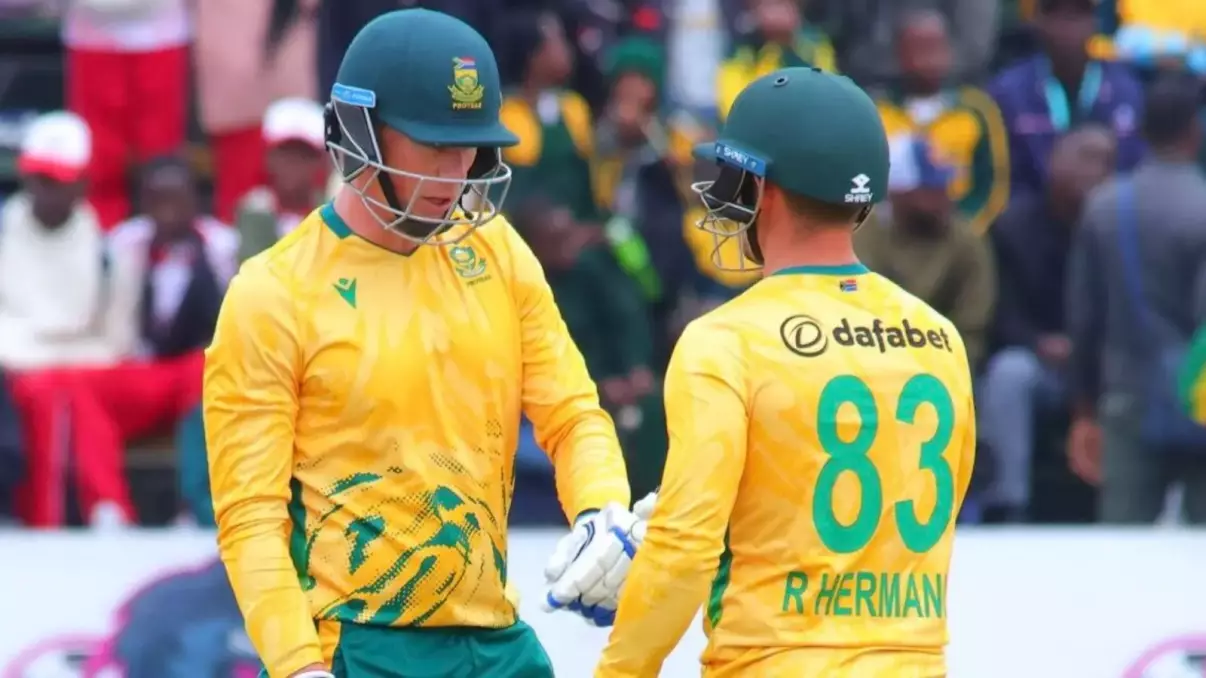 Proteas defeat Zimbabwe to secure final spot in T20I tri-series