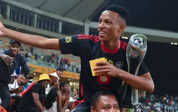 Orlando Pirates forward Relebohile Mofokeng