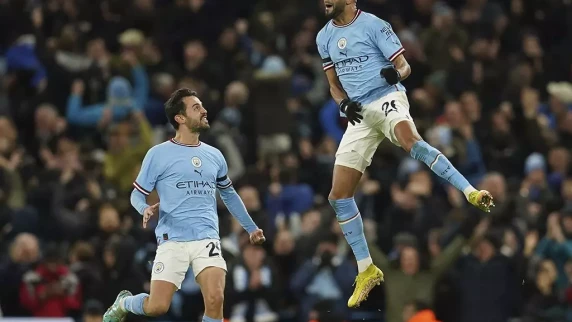 Mahrez double helps Man City brush aside Chelsea in one-sided FA Cup clash