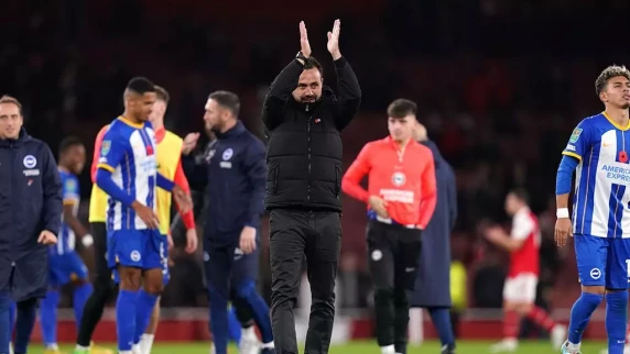 De Zerbi says sorry to Brighton fans after shock Carabao Cup exit