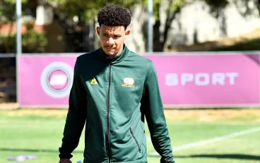 Ronwen Williams during the South Africa national men's soccer team media open day at Lentelus Sportsground on January 08, 2023 in Stellenbosch, South Africa.