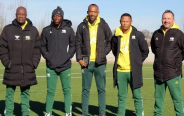 SA U20 Amajita technical team led by Raymond Mdaka