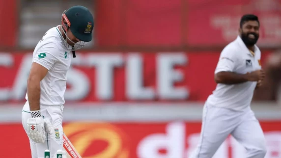 Proteas lose four wickets before rain cuts first day of Test series against Sri Lanka