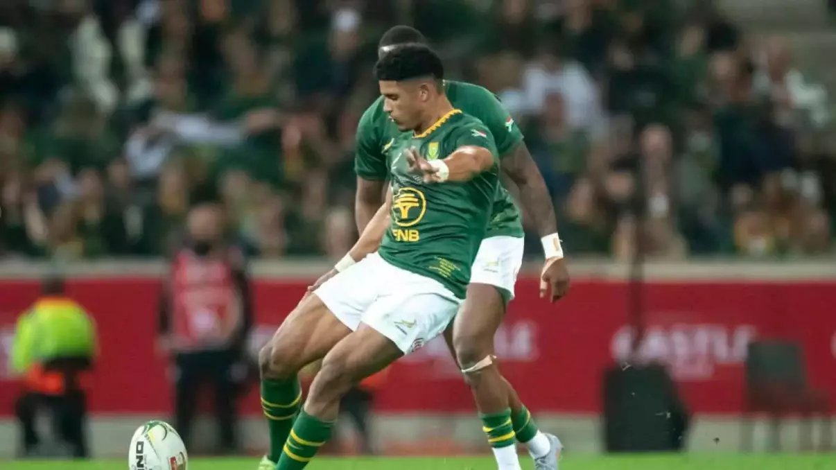 Nick Mallett labels Sacha Feinberg-Mngomezulu a 'work in progress' after Springboks win