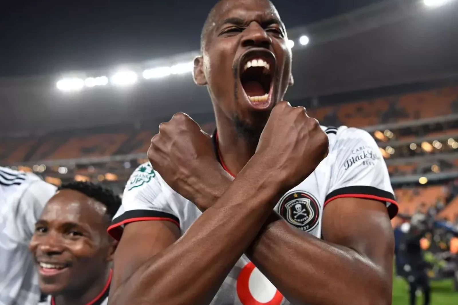 Orlando Pirates' Sipho Chaine has the backing of regular number