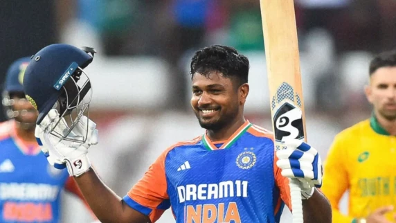 Sanju Samson hits century to power India to victory over the Proteas in opening T20I