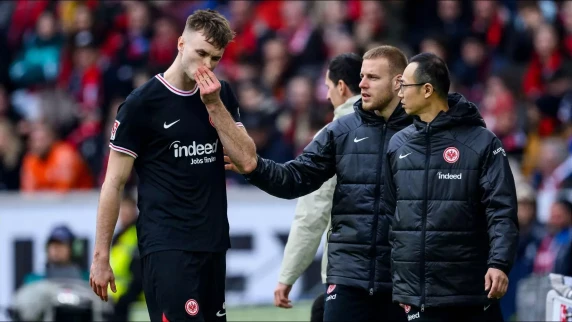 Sasa Kalajdzic injury blow for Eintracht Frankfurt