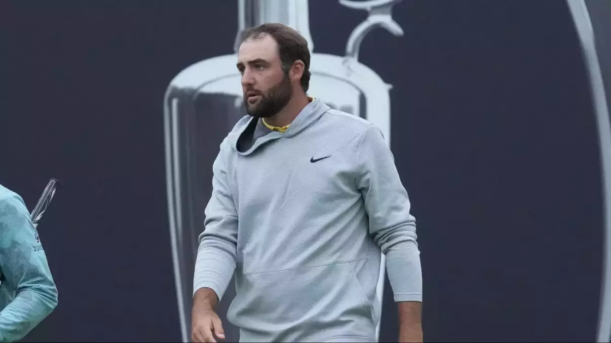 World No 1 Scottie Scheffler leads Matt Fitzpatrick at the Open Championship halfway mark
