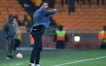 TS Galaxy coach Sead Ramovic during the DStv Premiership match between Kaizer Chiefs and TS Galaxy at FNB Stadium on October 19, 2022 in Johannesburg, South Africa.