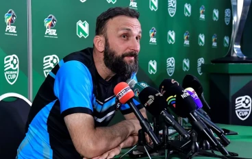 Sead Ramovic (coach) of TS Galaxy during the TS Galaxy press conference at Nedbank Cup Ya Rhona House on March 13, 2024 in Johannesburg, South Africa.