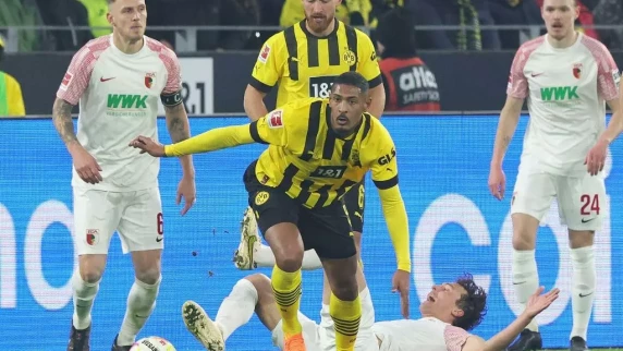 Sebastien Haller back in Bundesliga action for Dortmund