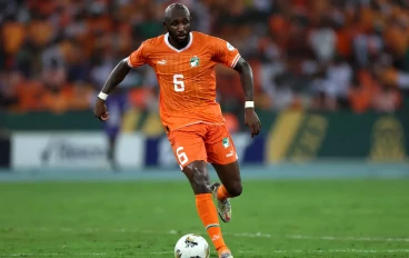 Ivory Coast midfielder Seko Fofana during the Africa Cup of Nations 2023