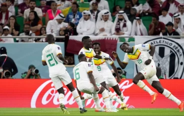 Senegal team at the Qatar 2022 FIFA World Cup
