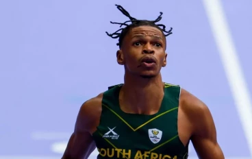 South African sprinter Shaun Maswangayi