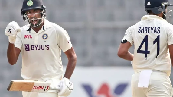 Shreyas Iyer and Ravi Ashwin hold nerve to guide India to Test series win in Bangladesh