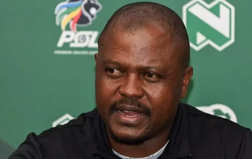 Simo Dladla, head coach of Durban City FC during the Nedbank Cup, Last 32 KwaZulu-Natal press conference at Park Square on January 22, 2025 in uMhlanga, South Africa.