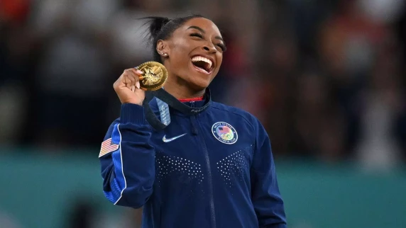 US gymnast Simone Biles adds third gold medal to Paris Olympics haul