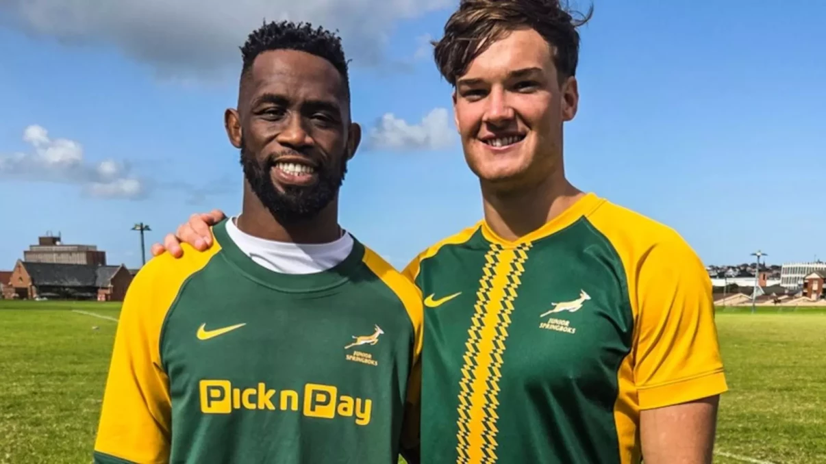 Springbok captain Siya Kolisi inspires Junior Boks with visit