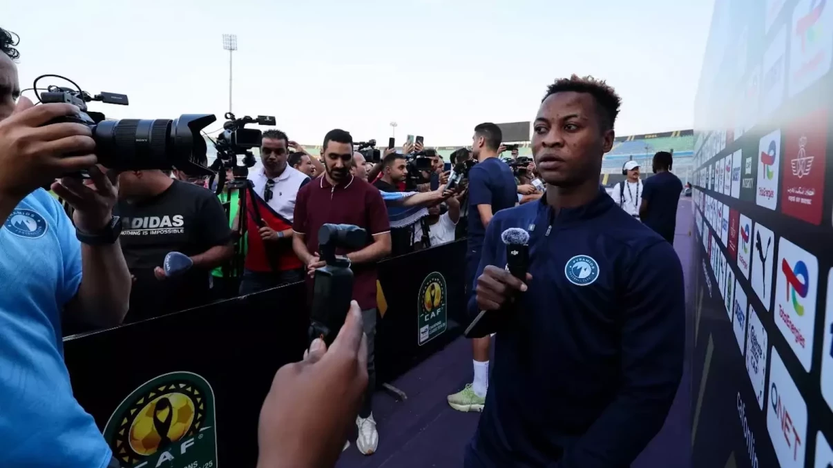 Pyramids  winger Sodiq Awujoola issues Mamelodi Sundowns warning