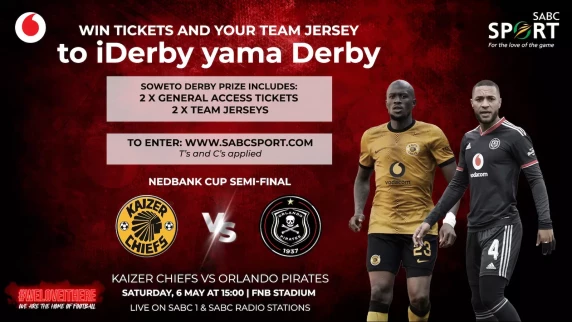 Sponsored: Win Soweto Derby tickets and your team’s jersey